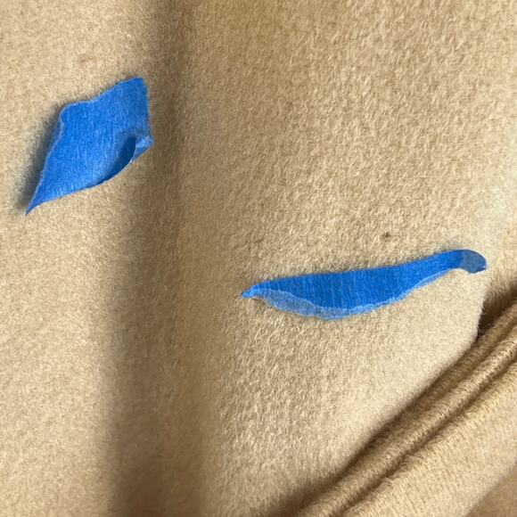 Vintage 80s After All Velour Robe Neutral Browns - Picture 7 of 8